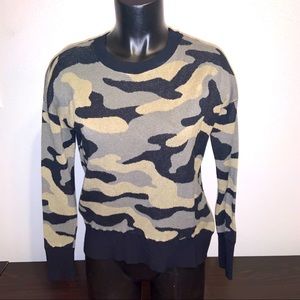 Isaac Mizrahi S camo sweater